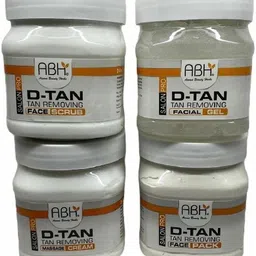 abh D-TAN Facial Kit Complete Tan Removal Kit 800 g image 1