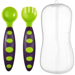 mmstor BPA Free Extra Safe Silicone Feeding/Training Spoon with Box for Baby - SILICON-picture-10