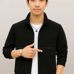 platinumcartz Men Solid Casual Jacket image 4