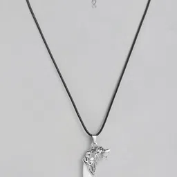 EL REGALO Men White & Black Wolf- ToothTribal Chain image 5