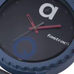 Fastrack Unisex Black Printed Dial & Grey Straps Tees Lockdown Analogue Watch 38039PP18W image 3