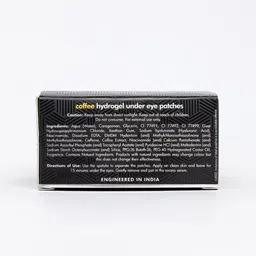 MCaffeine Coffee Hydrogel Under Eye Patch for Dark Circles with Hyaluronic Acid - 30 Pairs image 4