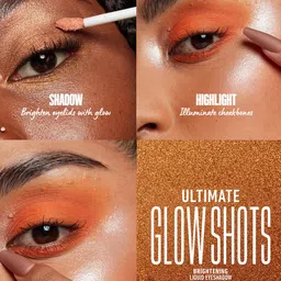 NYX PROFESSIONAL MAKEUP Ultimate Glow Shots Liquid Eyeshadow 7.5ml - Golden Goji 06 image 5