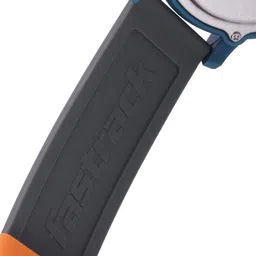 Fastrack Unisex Black Printed Dial & Grey Straps Tees Lockdown Analogue Watch 38039PP18W image 4