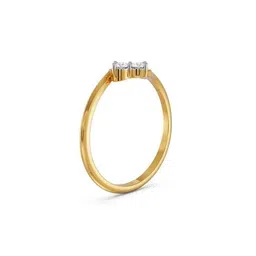 emori Women Yellow Gold Dianty Cluster Ring image 2