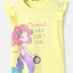 united colors of benetton Mermaid Print Round-Neck Top-picture-30
