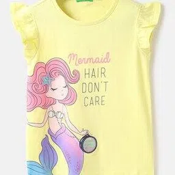 united colors of benetton Mermaid Print Round-Neck Top-picture-26