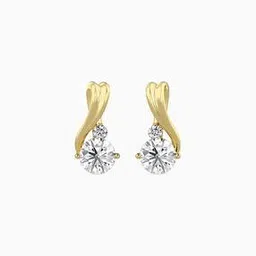 emori Women Yellow Gold Lab Grown Diamond Drop Earrings-picture-48