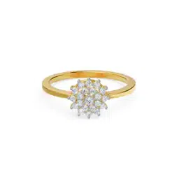 emori Women Yellow Gold Sunrise Lab Grown Diamond Ring-picture-26