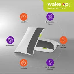 wakeup india Betarest Fibre 27x17 Inch Sleeping Pillow image 4