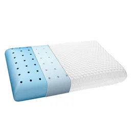 Pum Pum White Solid Cooling Gel Memory Foam Bed Pillow-picture-22