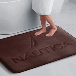 Nautica Brown Anti-Skid 2000 GSM Bath Mat-picture-12