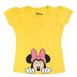 Disney by Wear Your Mind Girls Yellow T-shirt-picture-30