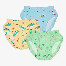 Superbottoms Pack of 3 Printed Sustainable Briefs image 1