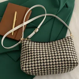 like style Gold Women Sling Bag Jute Multicolour Sling Bag with Detachable Strap image 2