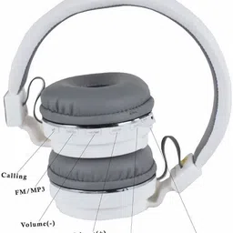 rectitude 100% New Arrival Wireless Over Ear Headphone with Microphone Bluetooth & Wired Headset image 3