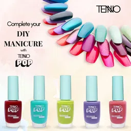 tenno POP HIGH SHINE GLOSSY NAIL PAINT MULTICOLOR (PACK OF 8) MULTICOLOR 2 image 4