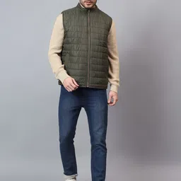 cantabil Men Self Design Casual Jacket image 4