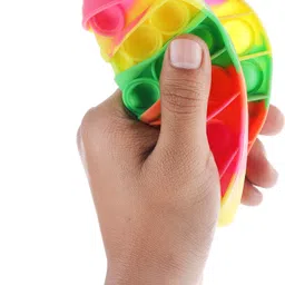 spartan kids 4 Pack Pop It - Pop It Fidget Toy with Pure Silicon, Push Pop Bubble Fidget Toy image 3