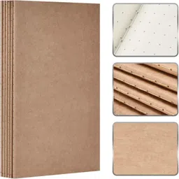 innaxa A5 Notebook, 6 Pack Softcover Kraft Paper Notebooks Dot Grid Note Book Journals for Office School Business Work Writing, 80Gsm, 32 Sheets A5 Notebook Doted 64 Pages image 3