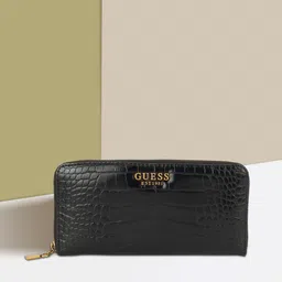 guess Women Casual Black Genuine Leather Wallet-picture-15