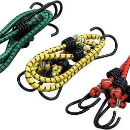 sarthak High Strength Elastic Rope Cables Rope With Hooks and Hanging rope Yellow, Red, Blue-picture-11