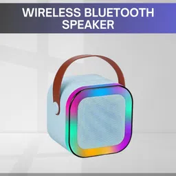 FRONY W12 (PORTABLE WIRELESS BLUETOOTH SPEAKER) Dynamic Thunder Sound & RGB LightW444 10 W Bluetooth Laptop/Desktop Speaker-picture-18