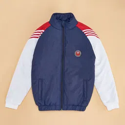 YU by Pantaloons Boys Colourblocked Bomber Raglan Sleeves Jacket image 2
