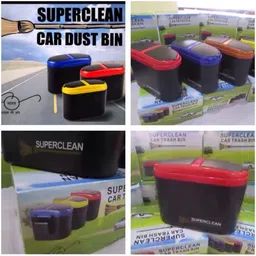 super clean Car Mini Trash Rubbish Can /Garbage Dustbin Box/ Case Holder Bin Hook Car Trash Bin Bag image 2