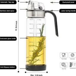 hevir 500 ml Cooking Oil Dispenser image 2