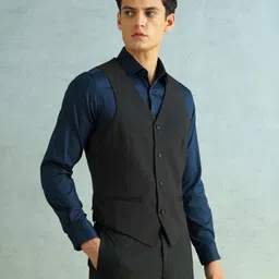 arrow Solid Men Waistcoat image 2