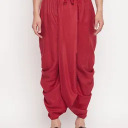VASTRAMAY Solid Men Dhoti image 1