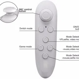 Rhobos 3D Glasses Goggles HD With Mini Bluetooth Remote for Virtual Reality Headset image 5