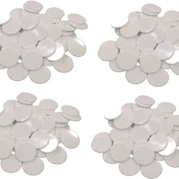 morel ROUND PLASTIC PLAIN TOKEN COIN FOR SHOP, GAMES, STORES, SCHOOL (400 COIN, WHITE)-picture-27