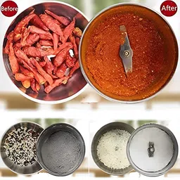 craft fair Nima Mini Mixer Grinder for Kitchen Easy-to-Use Electric Spice Coffee Grinder 200 W Mixer Grinder image 4