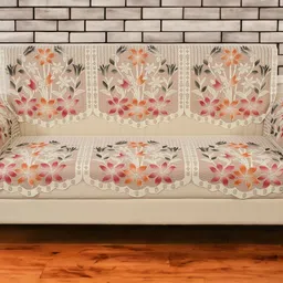 bigger fish Polycotton 3+1+1 Seater Sofa Floral Cover image 4
