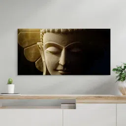 nestroots Framed Buddha illuminated painting Wall Painting-picture-28