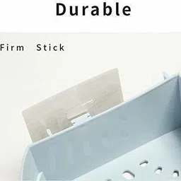 qxore (2 Pc) Round Corner Kitchen Bathroom Shelf Self-Adhesive Sticker Hooks Plastic Wall Shelf image 5