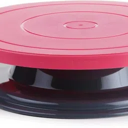 omortex Round Cake Turn table 360 Rotating Cake Decorating Stand Plastic Cake Server-picture-28