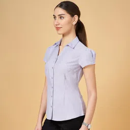 annabelle by pantaloons Women Regular Fit Printed Formal Shirt image 3