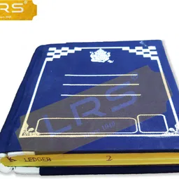 lrs Ledger Super Heavy Quality Canvas Bound - 110 GSM Thick High Bright Ultra Smooth Paper - Small Notebook Size (250 Pages) 110 GSM Thick 1-Part Ledger-picture-19