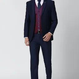 van heusen Men Single Breasted Solid Suit-picture-33