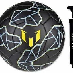 tucson COMBO MESSI BLACK FOOTBALL WITH AIR PUMP SIZE 5 Football Kit-picture-23