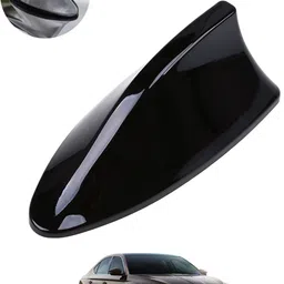 ccmm Unique New Design Shark Shape Waterproof Black Shinny Antenna For Car-254 Universal Black Waterproof Car Roof Shark Antenna-254 Satellite Vehicle Antenna-picture-23