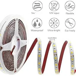 seetastic 120 LEDs 5 m Pink Steady Strip Rice Lights image 4