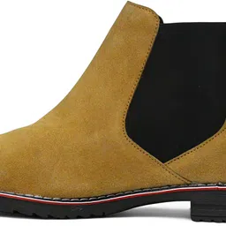 meesa shoppe Men’s Leather Boots – Stylish, Durable & Comfortable Casual Footwear Boots For Men image 5