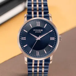 Sonata Poze Midnight Frost Quartz Blue Round Dial Men's Watch Analog Watch - For Men SP70058KM02|SP70058KM02|SP70058KM02-picture-11