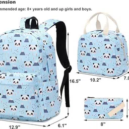 shopyvid Small 10 L Laptop Backpack School Backpack Set for Girls Perfect for School, College & Travel Blue Color) image 2