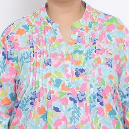 oxolloxo Casual Regular Sleeves Printed Women Multicolor Top image 5