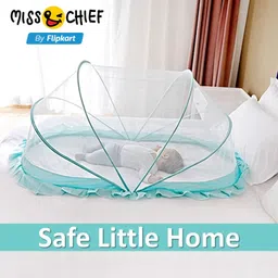 miss & chief Portable Baby Mosquito Net|Anti-Bug Crib Net Foldable Bottomless Baby Crib Net Nylon Washable Infants Mosquito Net image 5